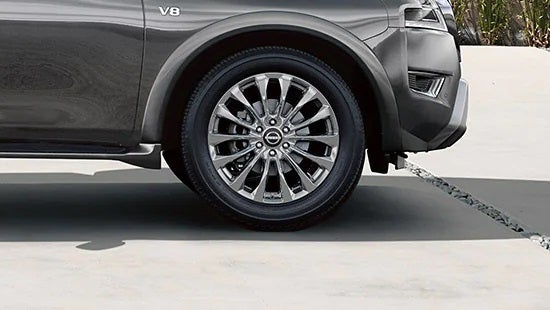 2023 Nissan Armada wheel and tire | Briggs Nissan in Manhattan KS