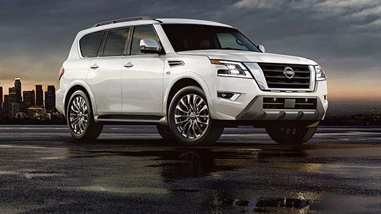 2023 Nissan Armada new 22-inch 14-spoke aluminum-alloy wheels. | Briggs Nissan in Manhattan KS