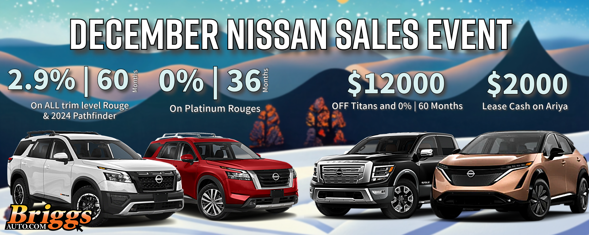 December Nissan Sales Event