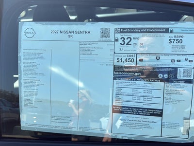 2027 Nissan Sentra SR