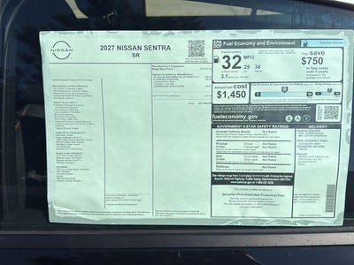 2027 Nissan Sentra SR
