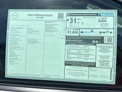 2026 Nissan Rogue SV