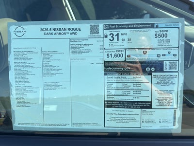 2026 Nissan Rogue Dark Armor™