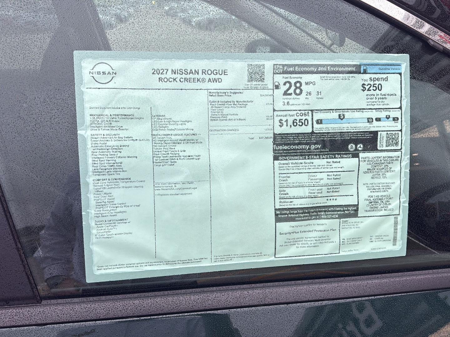 2027 Nissan Rogue Rock Creek®