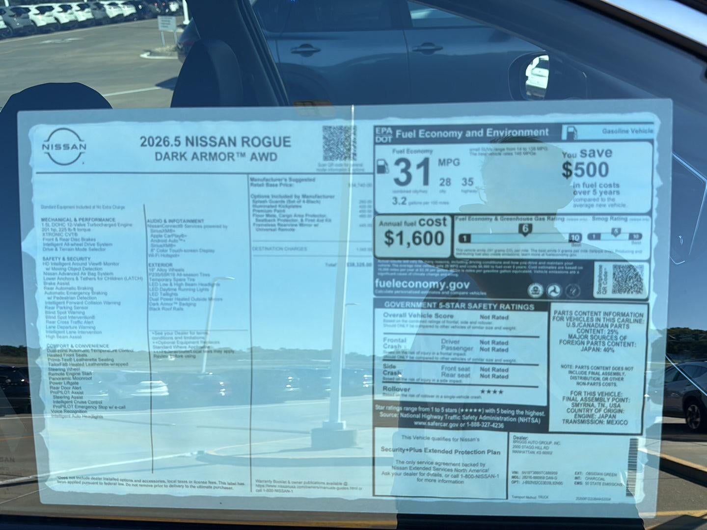 2026 Nissan Rogue Dark Armor™