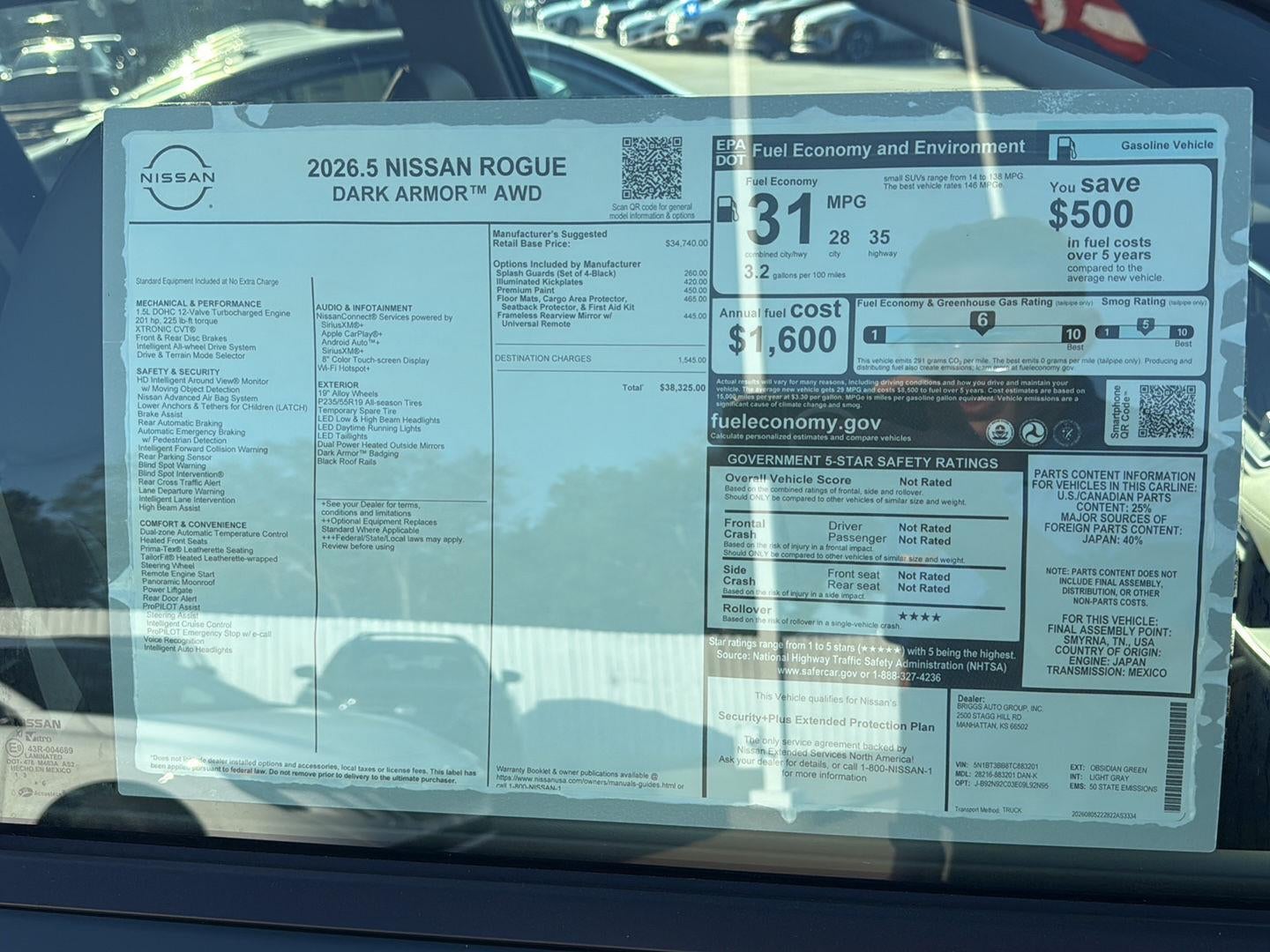 2026 Nissan Rogue Dark Armor™
