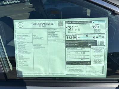 2026 Nissan Rogue SV