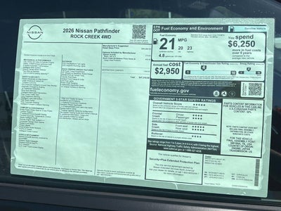2026 Nissan Pathfinder Rock Creek®