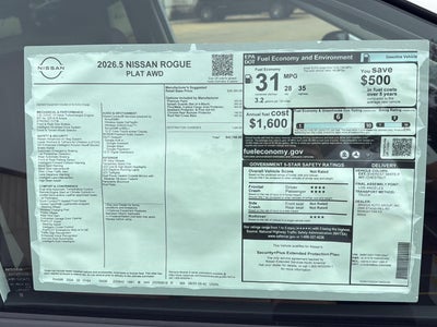 2026 Nissan Rogue Platinum
