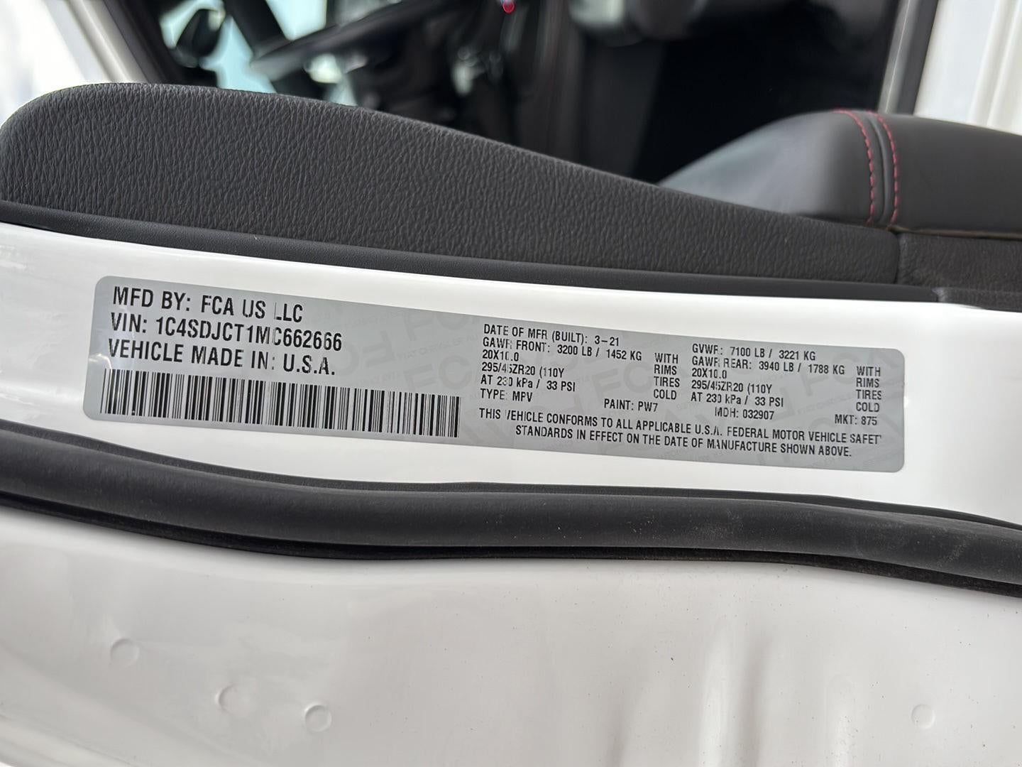 2021 Dodge Durango R/T