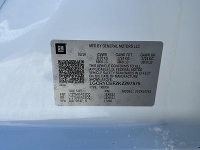 2019 Chevrolet Silverado 1500 Custom Trail Boss