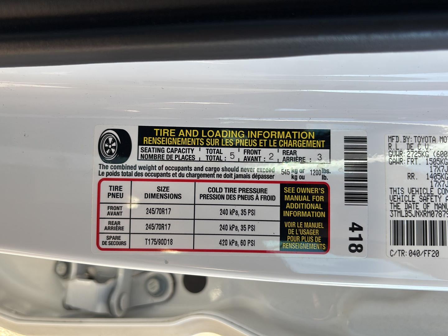 2024 Toyota Tacoma SR5