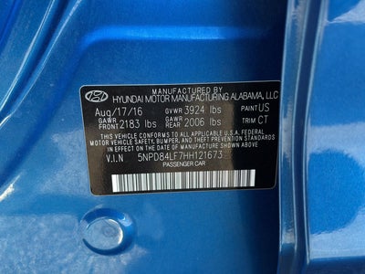 2017 Hyundai Elantra Value Edition