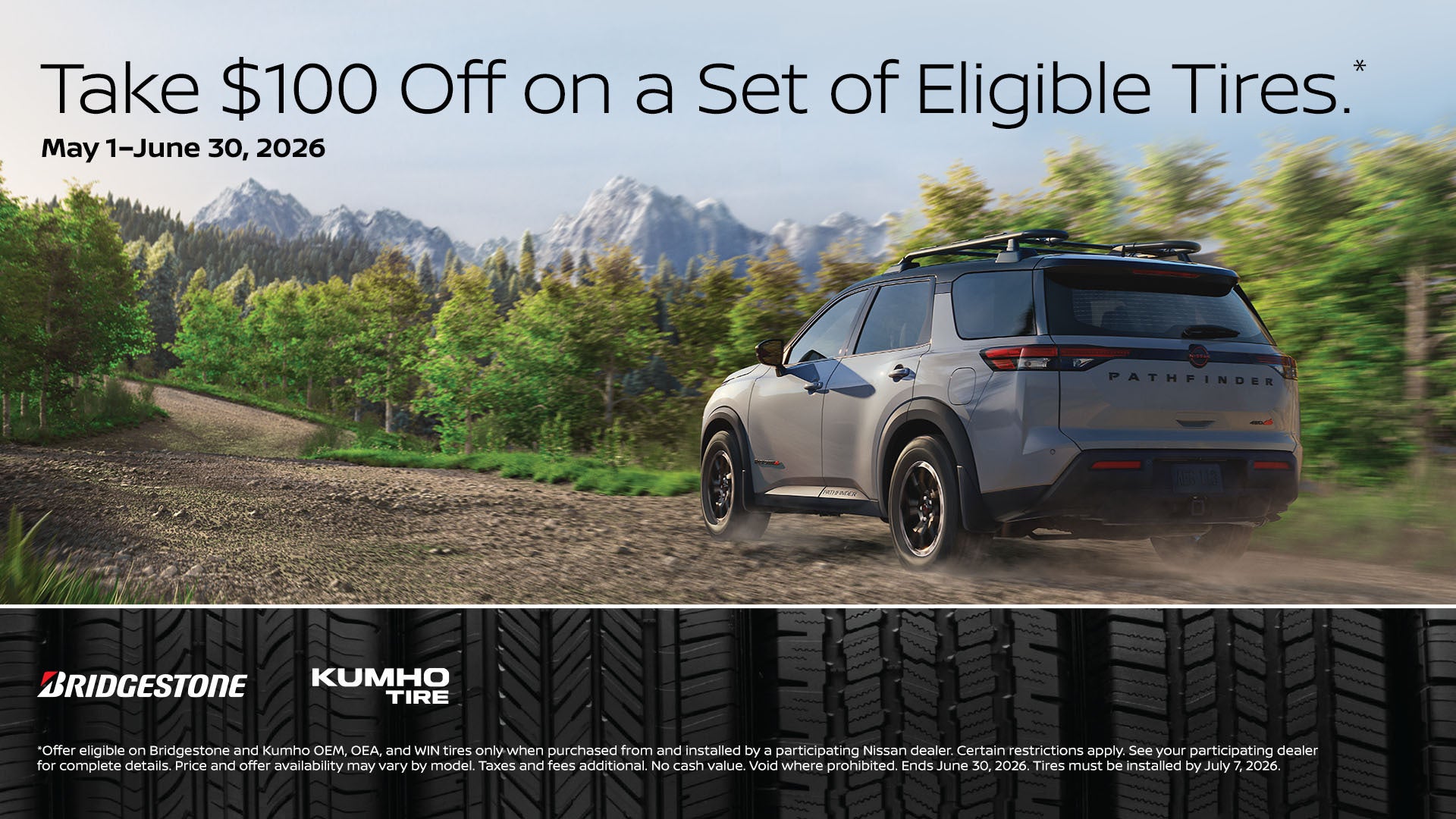 buy 3 eligible tires get the 4th for 1$