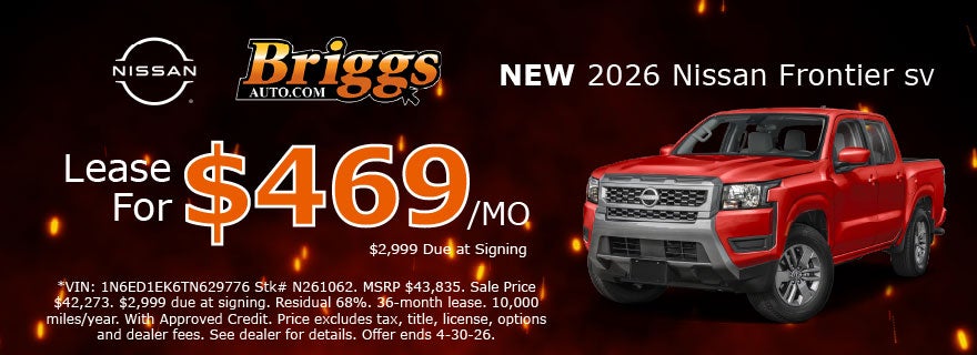 2026 Nissan Frontier SV