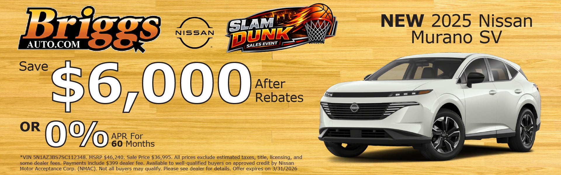New 2025 Nissan Murano SV