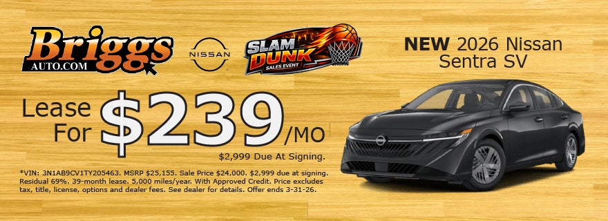 New 2026 Nissan Sentra SV