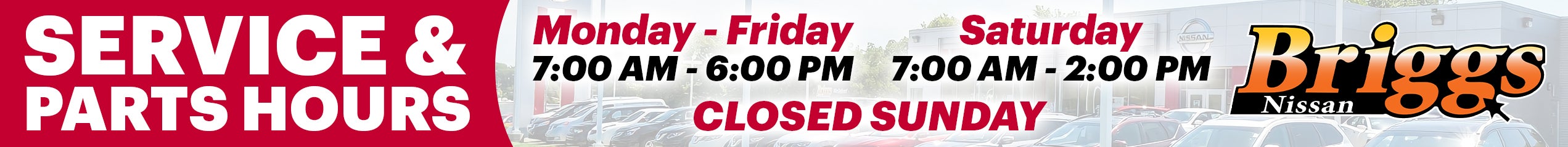 Schedule Nissan Service at Briggs Nissan, Manhattan KS