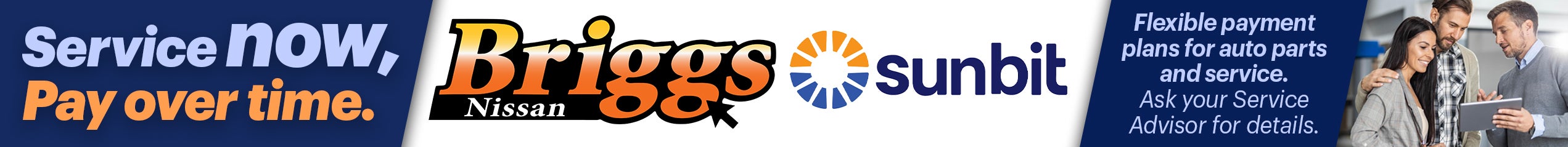 Finance Auto Repairs with Sunbit at Briggs Nissan Manhattan KS